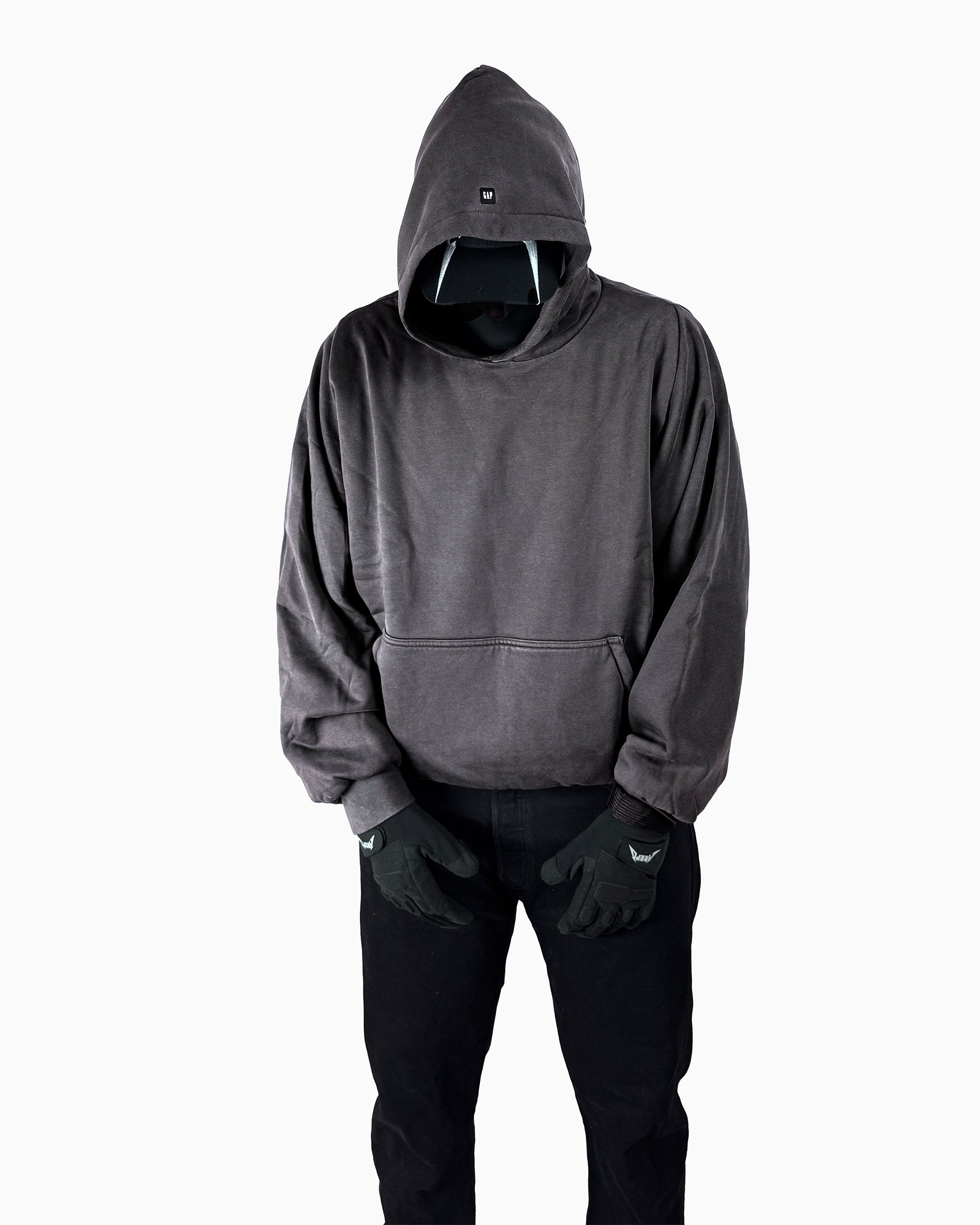 YGEBB LOGO SHRUNKEN HOODIE