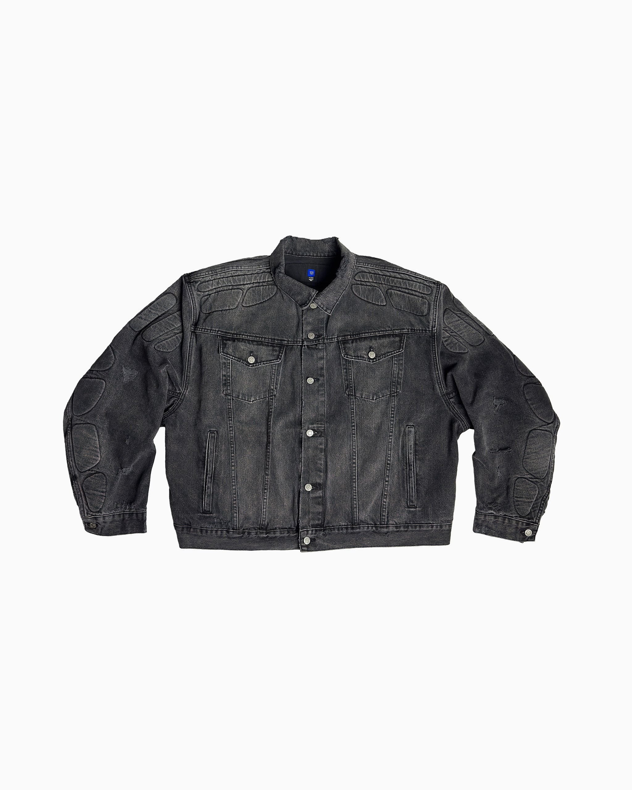 YGEBB Black Padded Denim Jacket (Made in USA)