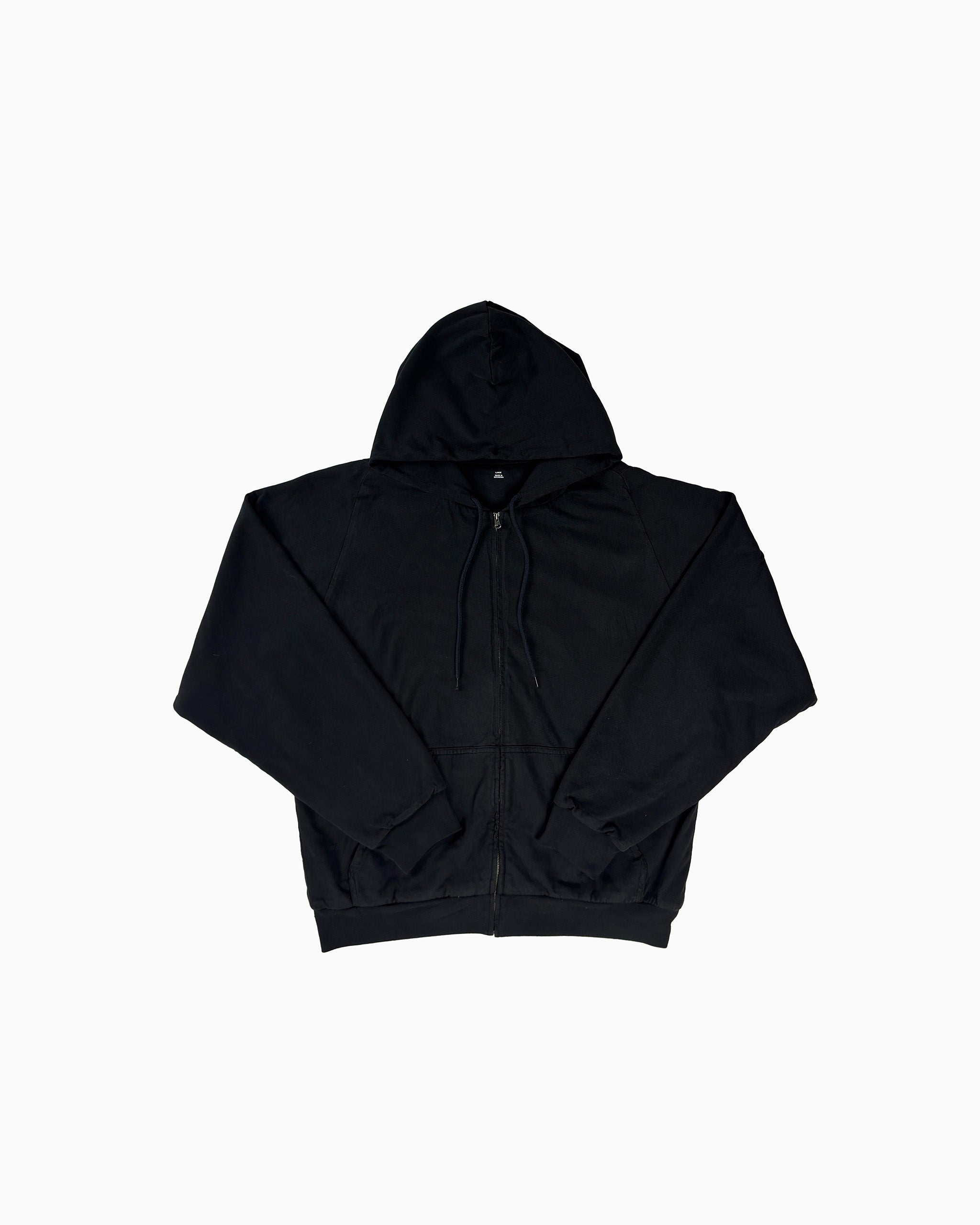YZY GAP Zip Hoodie Black - H14B