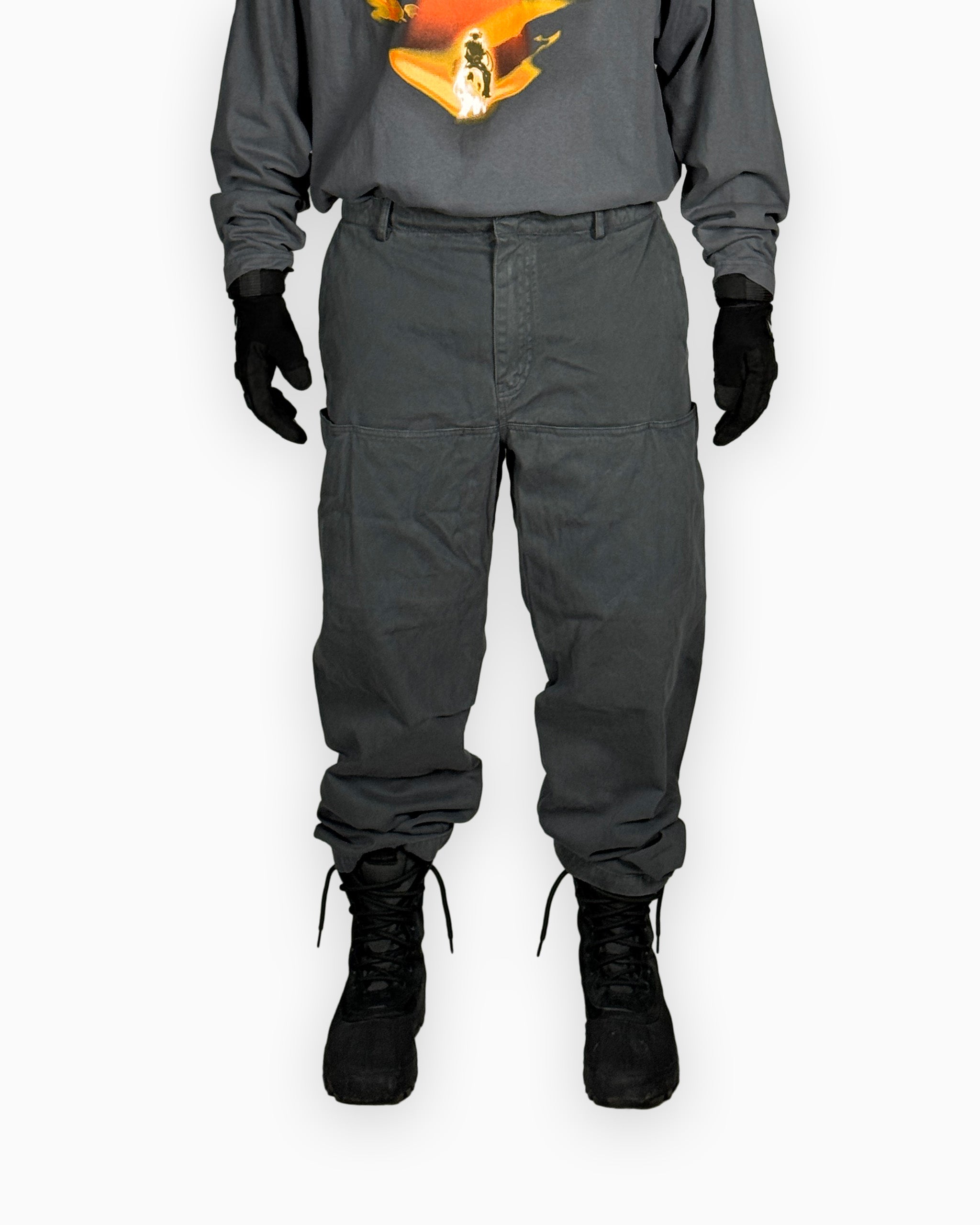 YGEBB Sateen Cargo Pant - Dark Green