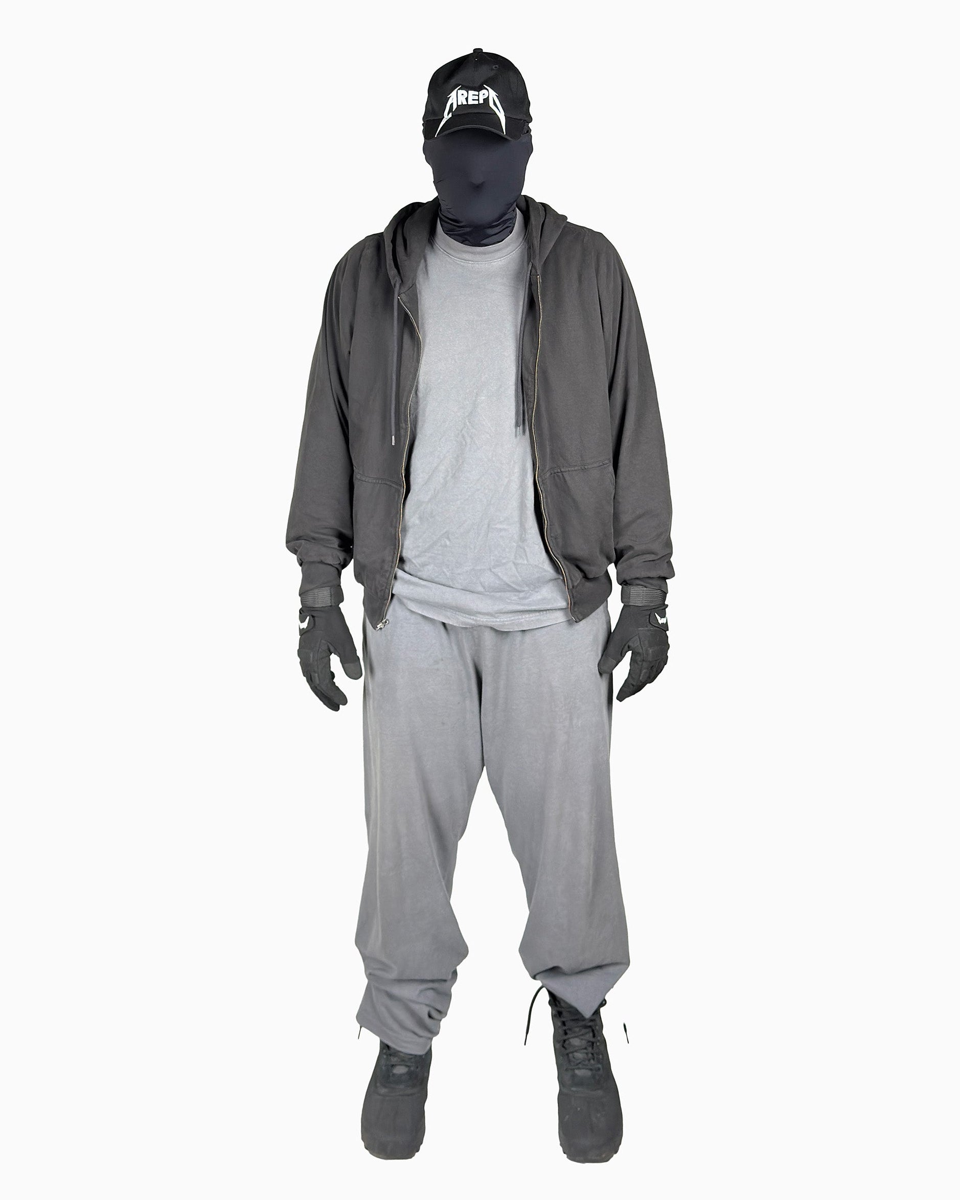 YZY GAP Zip Hoodie Black - H14B